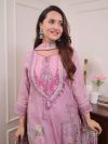 Muslin Readymade Suit 3 Pcs (Size- XXL)