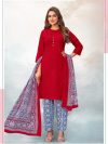 Cotton Readymade 3 Pcs Suit | Size - XL(42)