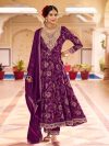 Rayon Printed Anarkali Style 3 Pcs Readymade Suit – Elegant & Comfortable Wear (Size- XL)